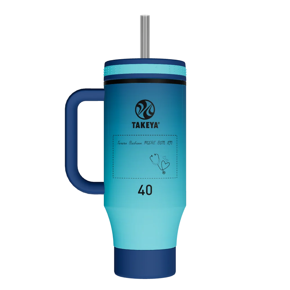 Takeya Straw Tumbler With Handle - 40oz Ombre Adventure - Model 52479-TAKEYA-STRAW-TUMBLER-WITH-HANDLE-CUSTOMIZED-20-40OZ-OMBRE-ADVENTURE