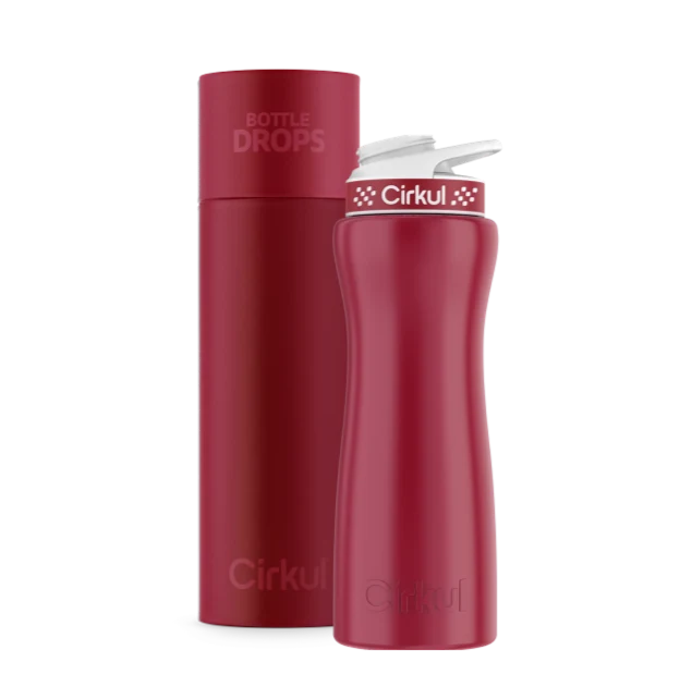 Cirkul Limited Edition: 22oz. Fire Stainless Steel Bottle & Lid