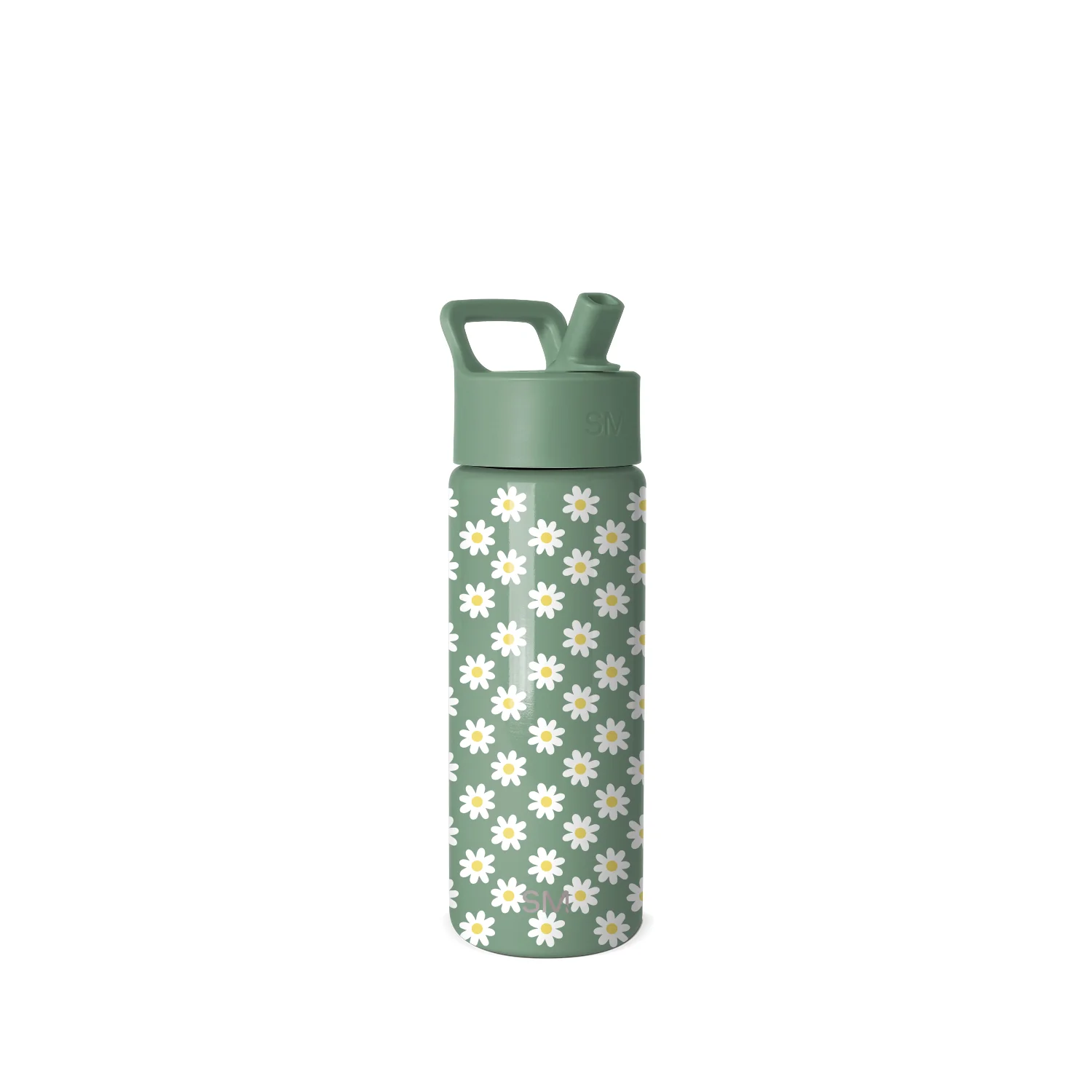 Simple Modern Summit Kids Water Bottle with Straw Lid - 18oz Sage Florals