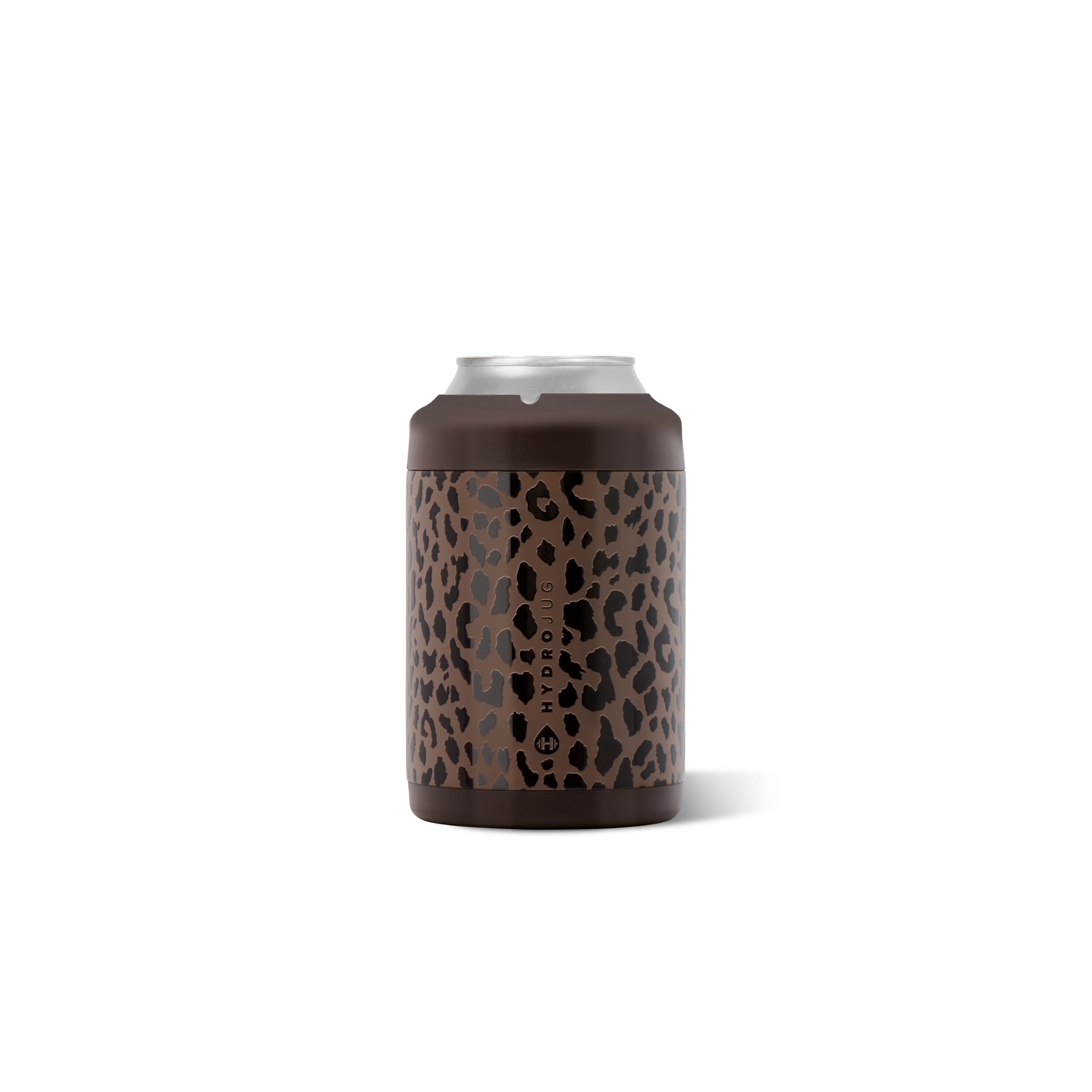 HydroJug Brown Leopard - 12 oz Standard Can Cooler