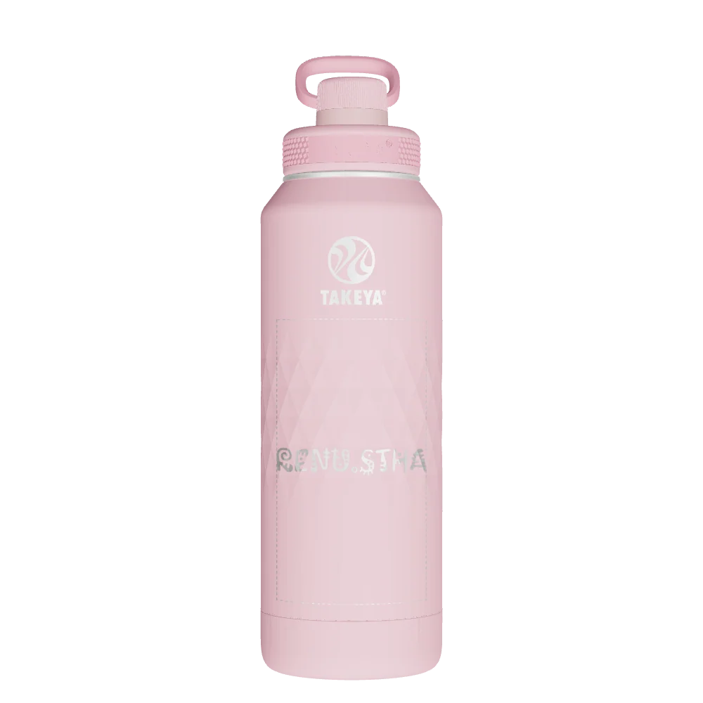 Takeya Sport Water Bottle - 40oz Peony Spout - Model 51353-TAKEYA-SPORT-WATER-BOTTLE-CUSTOMIZED-366-40OZ-PEONY-SPOUT