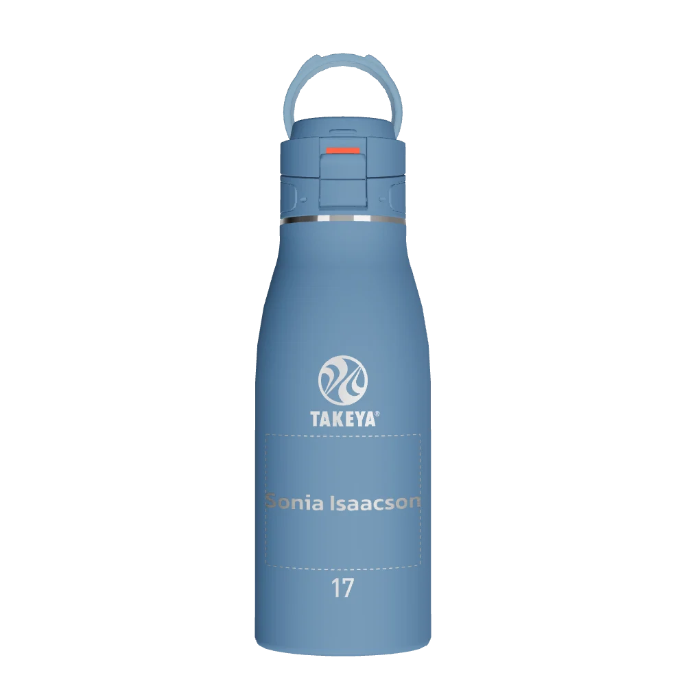 Takeya Traveler Leakproof Coffee Mug - 17oz Bluestone - Model 51286-TAKEYA-TRAVELER-LEAKPROOF-COFFEE-MUG-CUSTOMIZED-52-17OZ-BLUESTONE