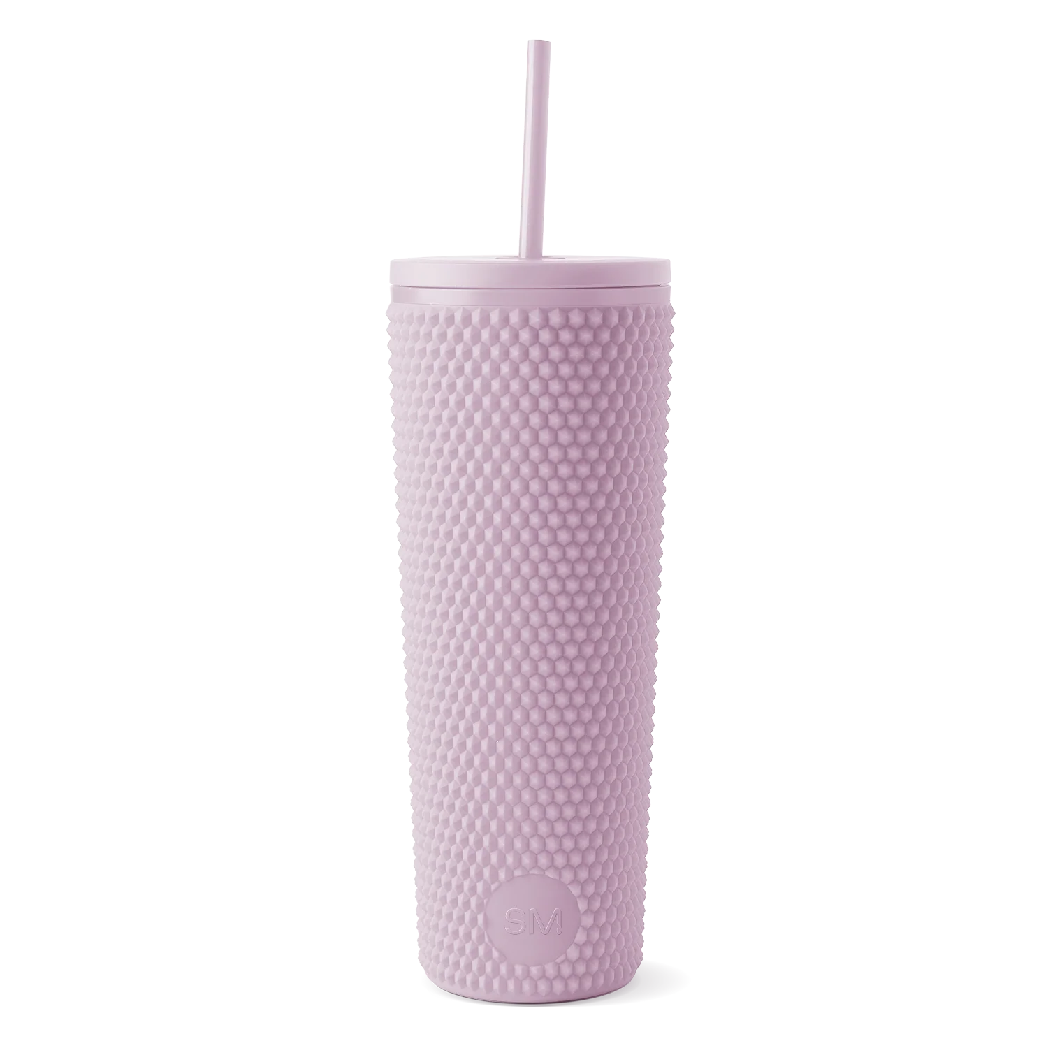 Simple Modern Textured Plastic Classic Tumbler with Straw Lid - 24oz Lavender Mist