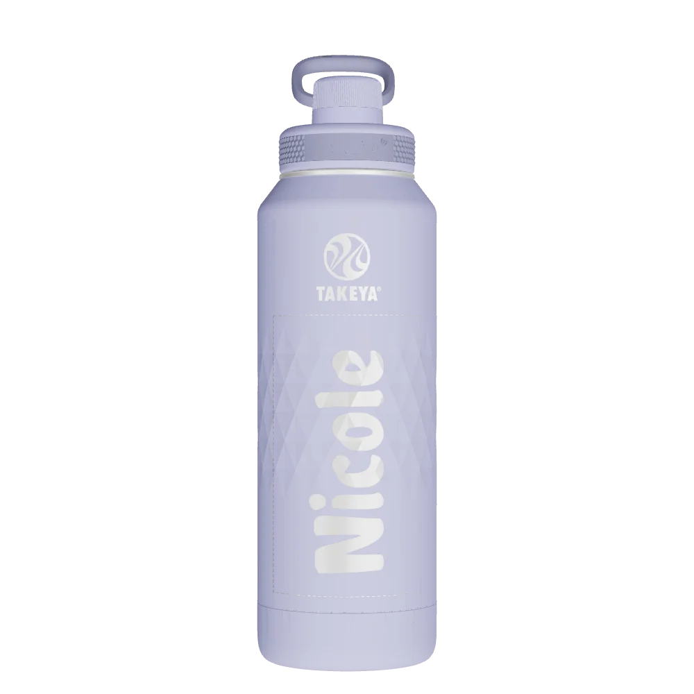 Takeya Sport Water Bottle - 40oz Moonlight Spout - Model 51351-TAKEYA-SPORT-WATER-BOTTLE-CUSTOMIZED-351-40OZ-MOONLIGHT-SPOUT