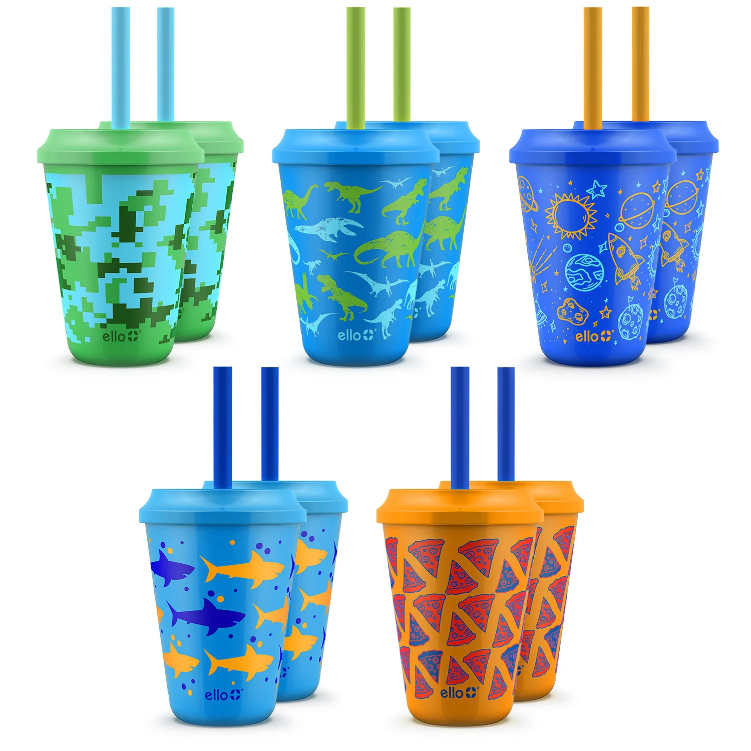 Ello Kids 12oz Color Changing Cups 10 Pack