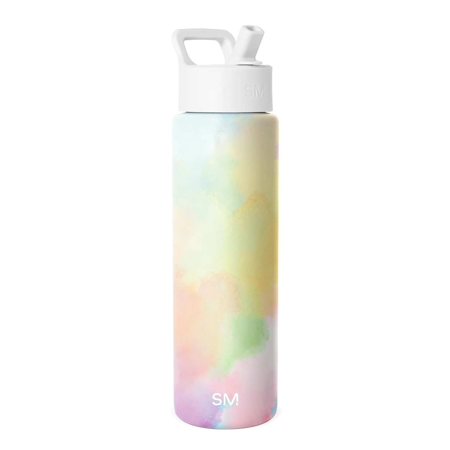 Simple Modern Summit Water Bottle with Straw Lid - 30oz Cotton Candy Tie Dye