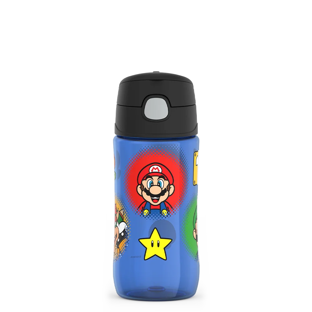 THERMOS 16oz Thermos® Kids Water Bottle With Spout Lid Mario Kart™