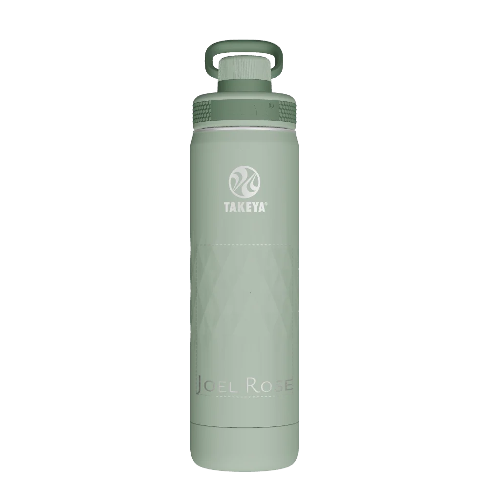 Takeya Sport Water Bottle - 22oz Eucalyptus Spout - Model 51318-TAKEYA-SPORT-WATER-BOTTLE-CUSTOMIZED-46-22OZ-EUCALYPTUS-SPOUT