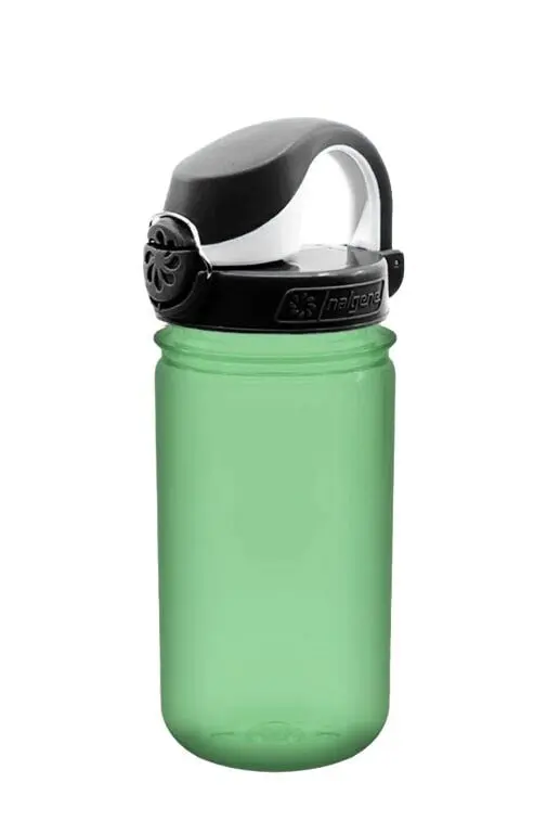 Nalgene 12oz Kids On-The-Fly Lock-Top Bottle - Glow Green