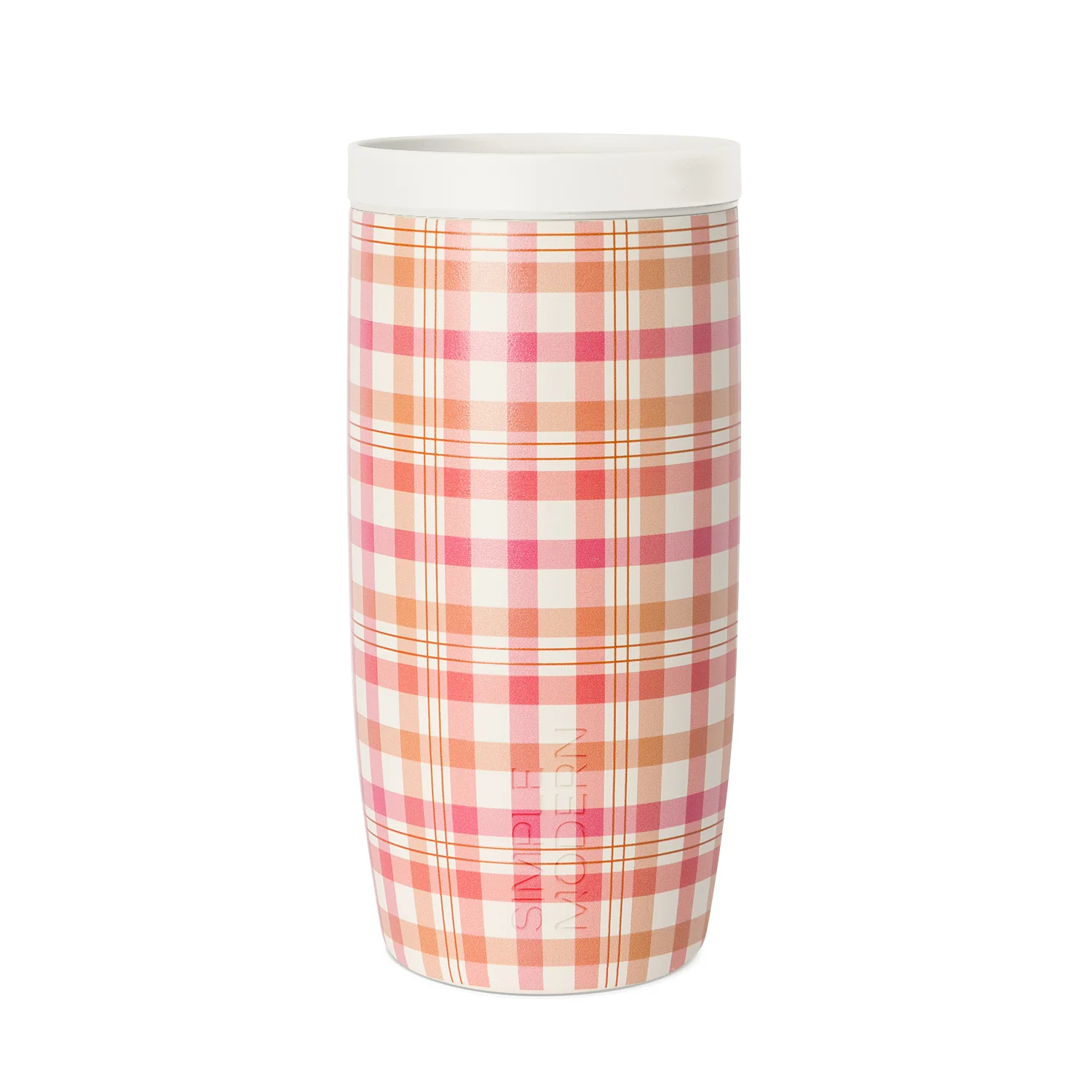 Simple Modern Voyager Tumbler - Signature - 16oz Flannel Gingham