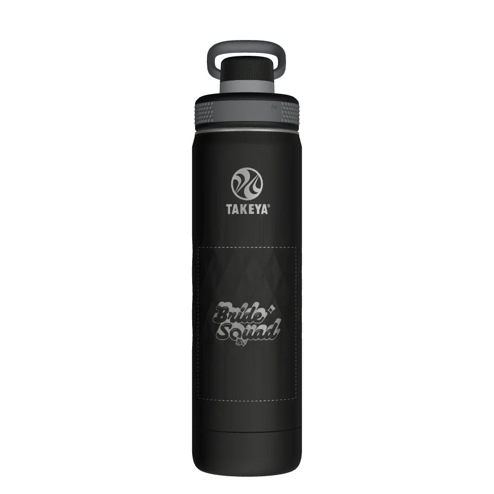 Takeya Sport Water Bottle - 22oz Obsidian Spout - Model 51315-TAKEYA-SPORT-WATER-BOTTLE-CUSTOMIZED-239-22OZ-OBSIDIAN-SPOUT