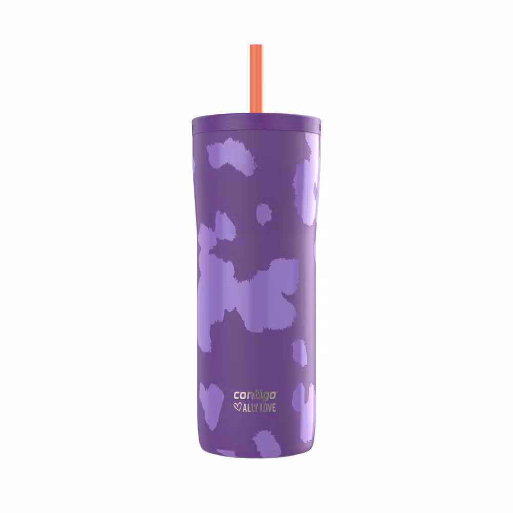 Contigo x Ally Love Streeterville 2.0 Stainless Steel Tumbler with Straw, 24oz