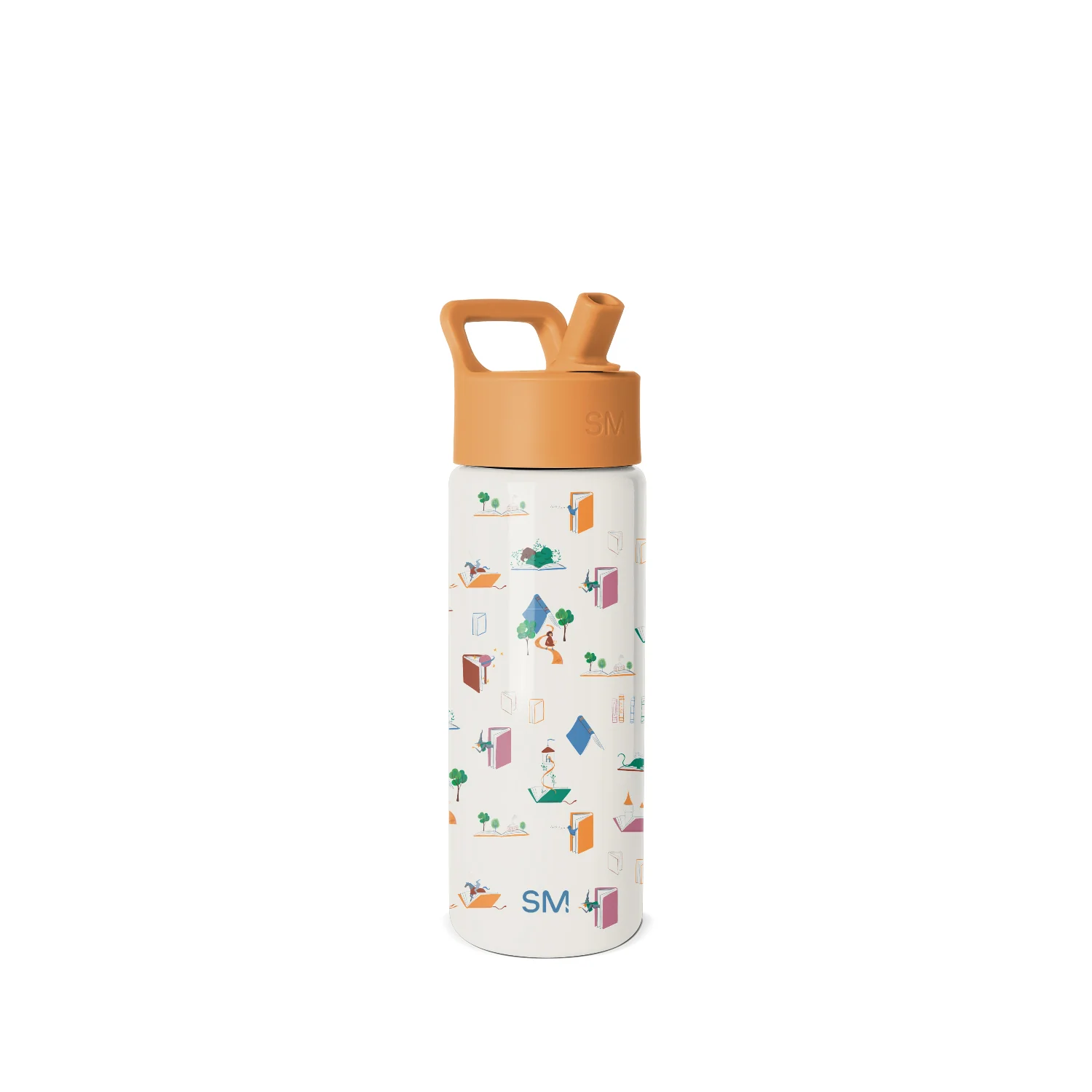 Simple Modern Summit Kids Water Bottle with Straw Lid - 18oz Book Club