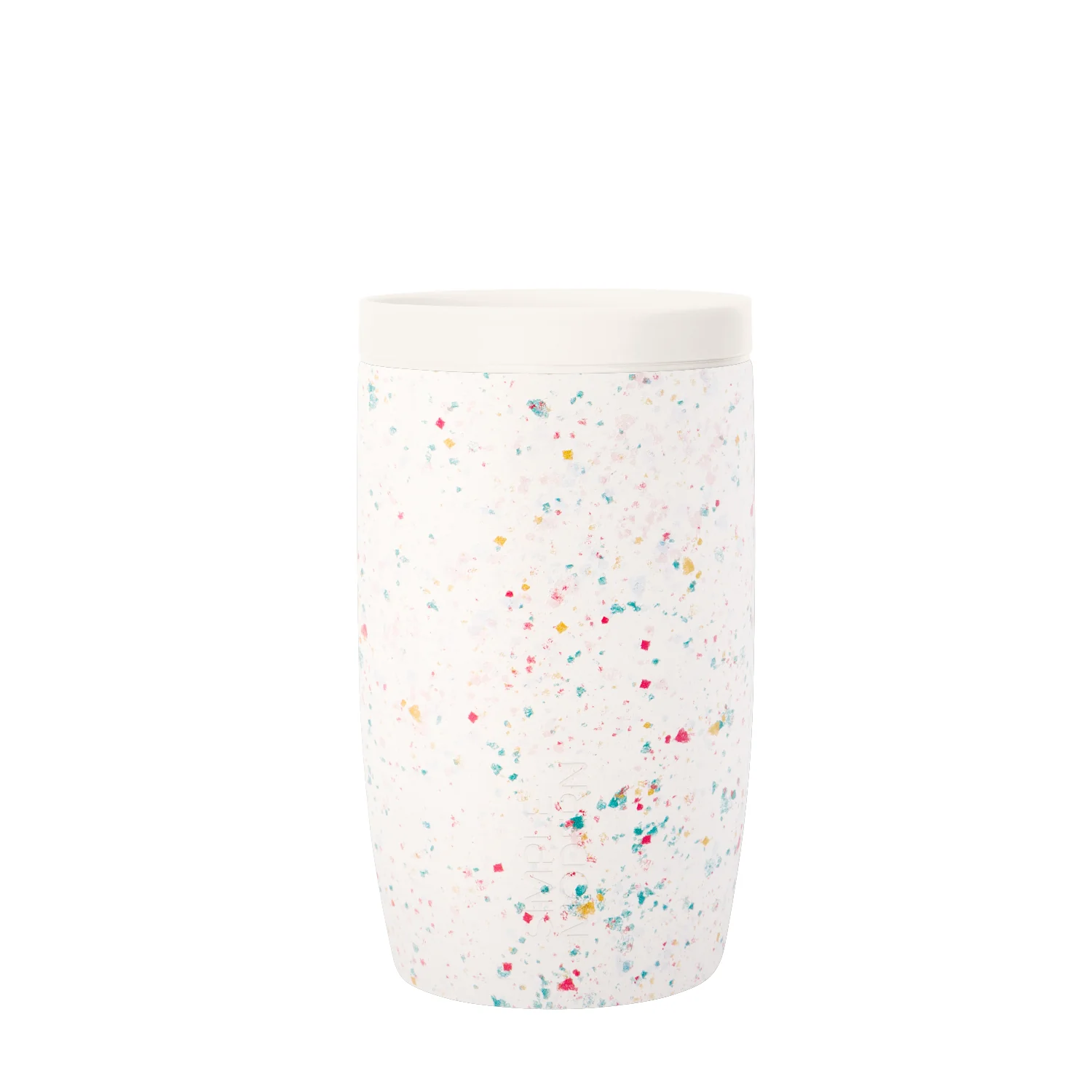 Simple Modern Voyager Tumbler - Signature - 12oz Cream Terrazzo
