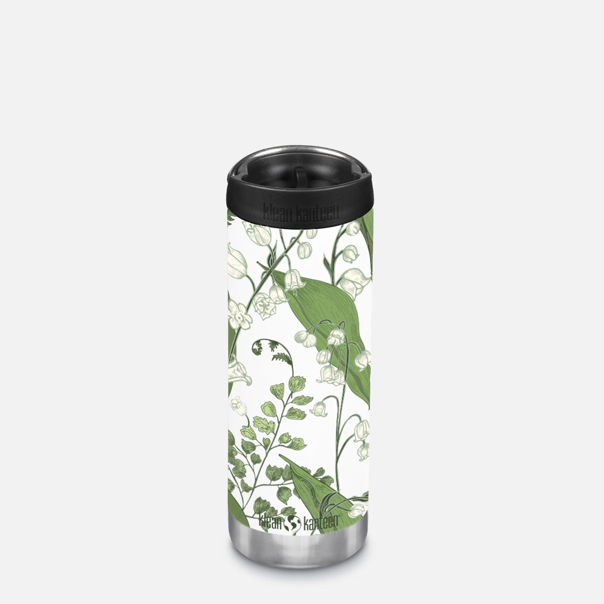 Klean Kanteen 16oz TKWide with Café Cap - Lily of the Valley