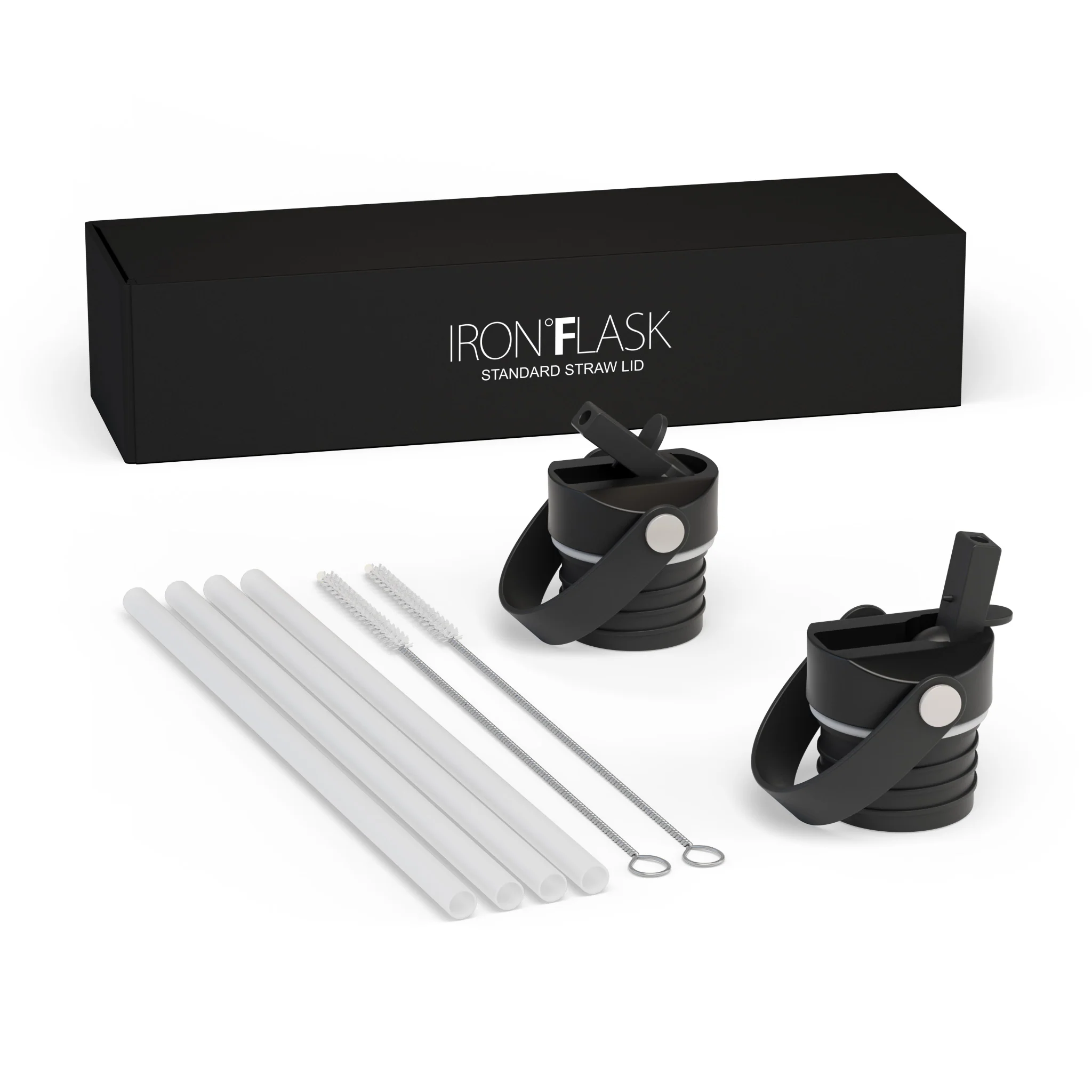 Iron Flask Straw Lid Set For Narrow Mouth Water Bottles