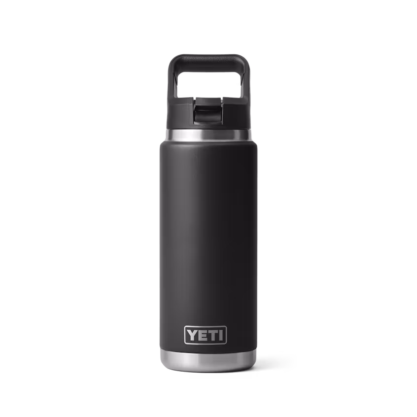 YETI Rambler® 26 oz Water Bottle WITH COLOR-BLOCKED STRAW CAP