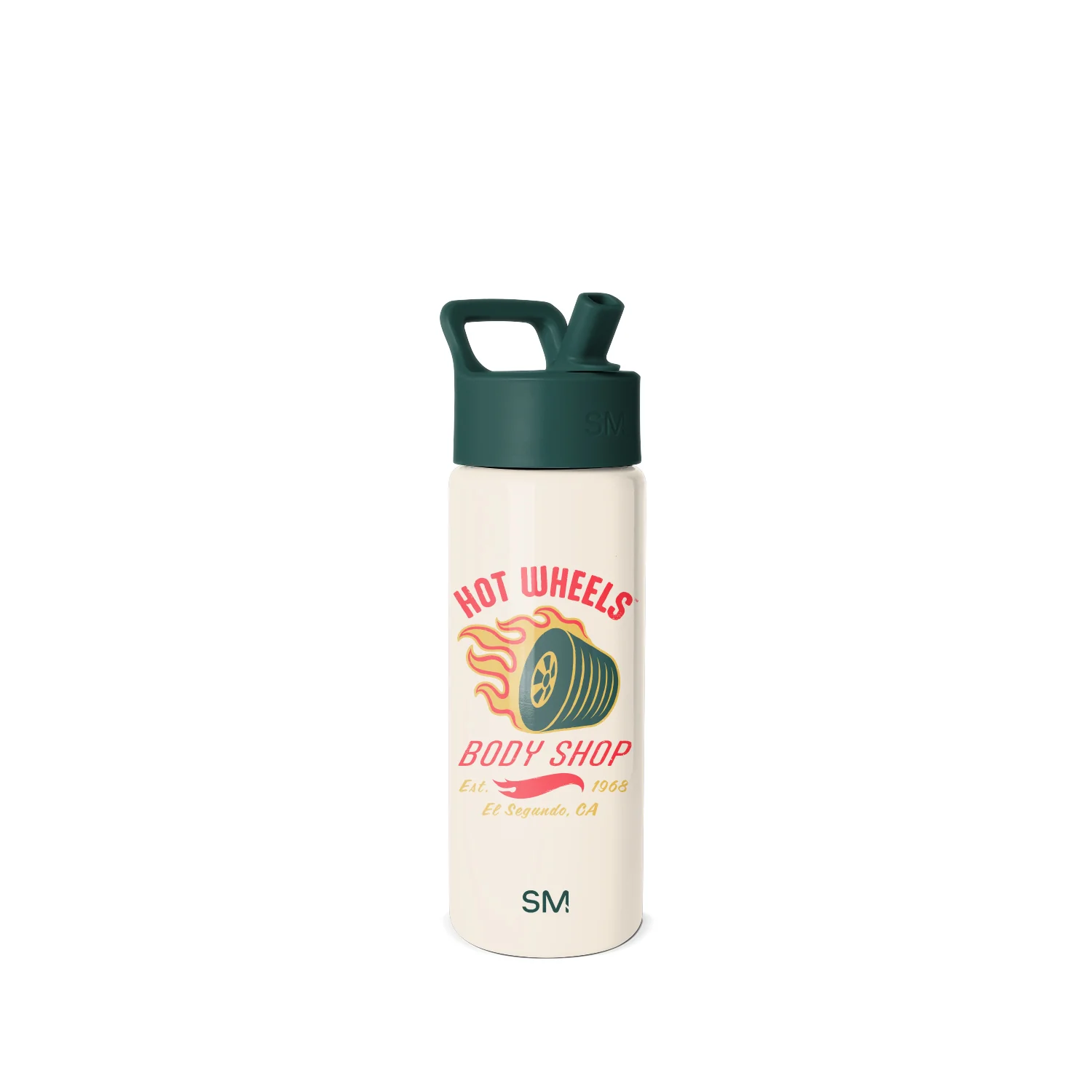Simple Modern Summit Kids Water Bottle with Straw Lid - 18oz Hot Wheels Body Shop
