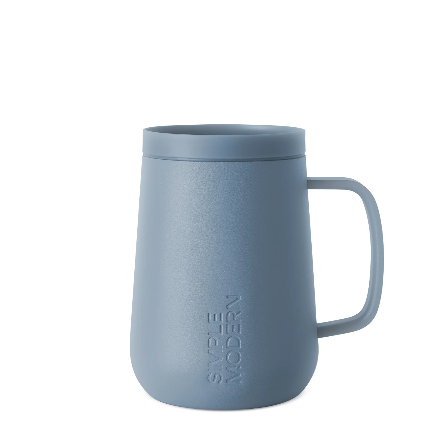 Simple Modern Voyager Mug with Handle - Signature - 12oz Blue Dune