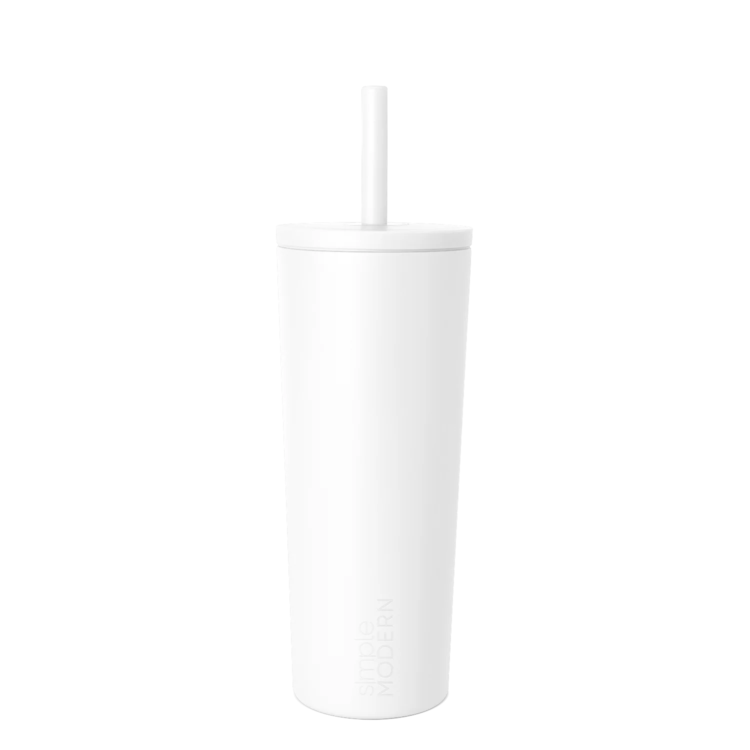 Simple Modern Classic Tumbler - Signature - 24oz Winter White