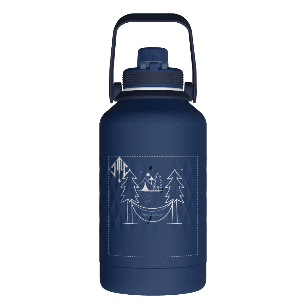 Takeya Sport Water Bottle - 64oz Indigo Spout - Model 51364-TAKEYA-SPORT-WATER-BOTTLE-CUSTOMIZED-241-64OZ-INDIGO-SPOUT