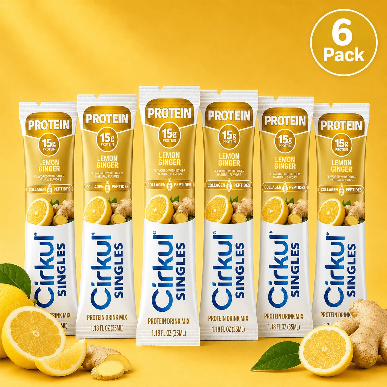 Cirkul Protein Lemon Ginger 6-Pack