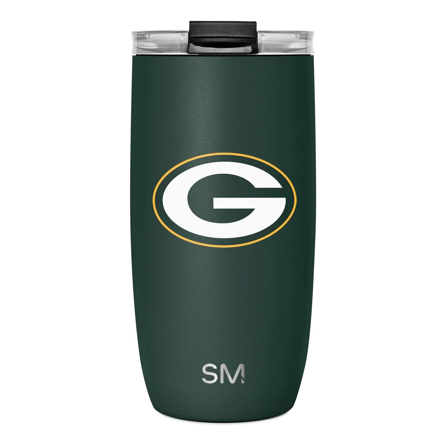 Simple Modern NFL Voyager Tumbler with Clear Flip Lid & Straw - 16oz Green Bay Packers