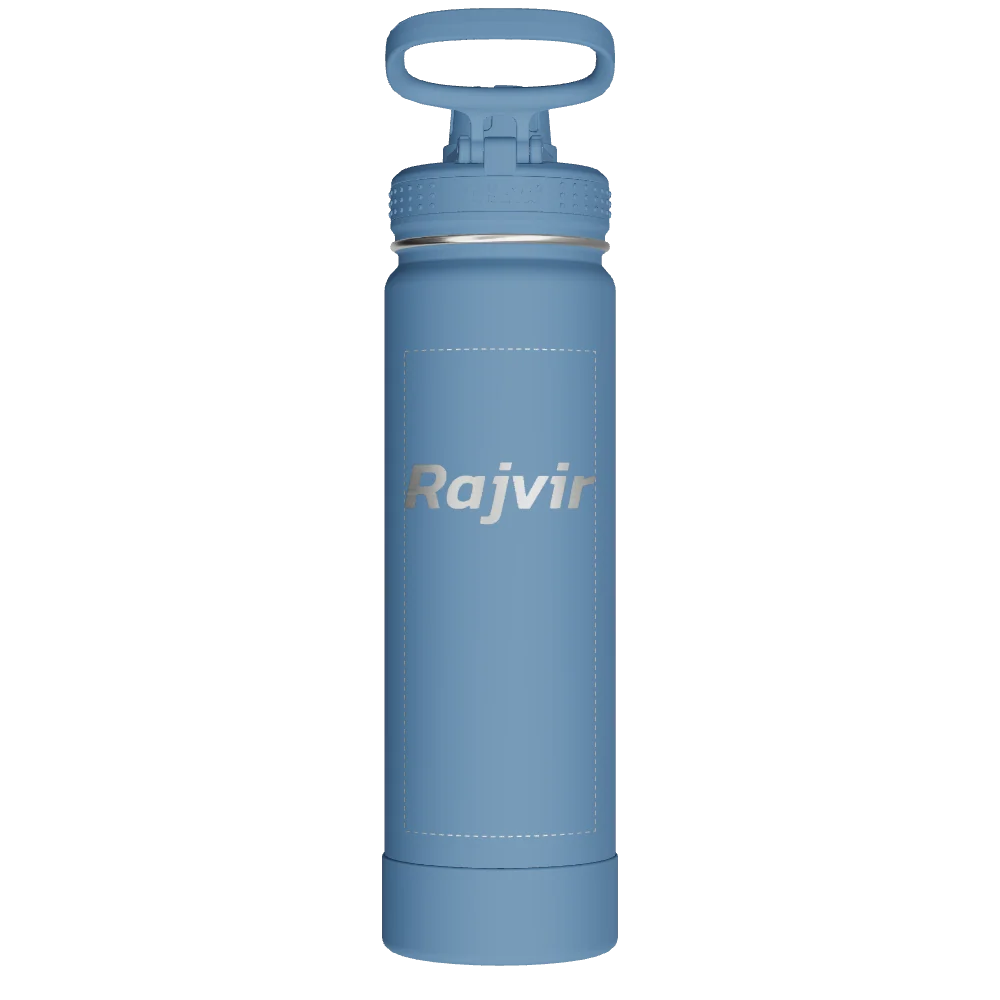 Takeya Actives Water Bottle With Spout Lid - 22oz Bluestone - Model 50292-TAKEYA-ACTIVES-WATER-BOTTLE-WITH-SPOUT-LID-CUSTOMIZED-212-22OZ-BLUESTONE