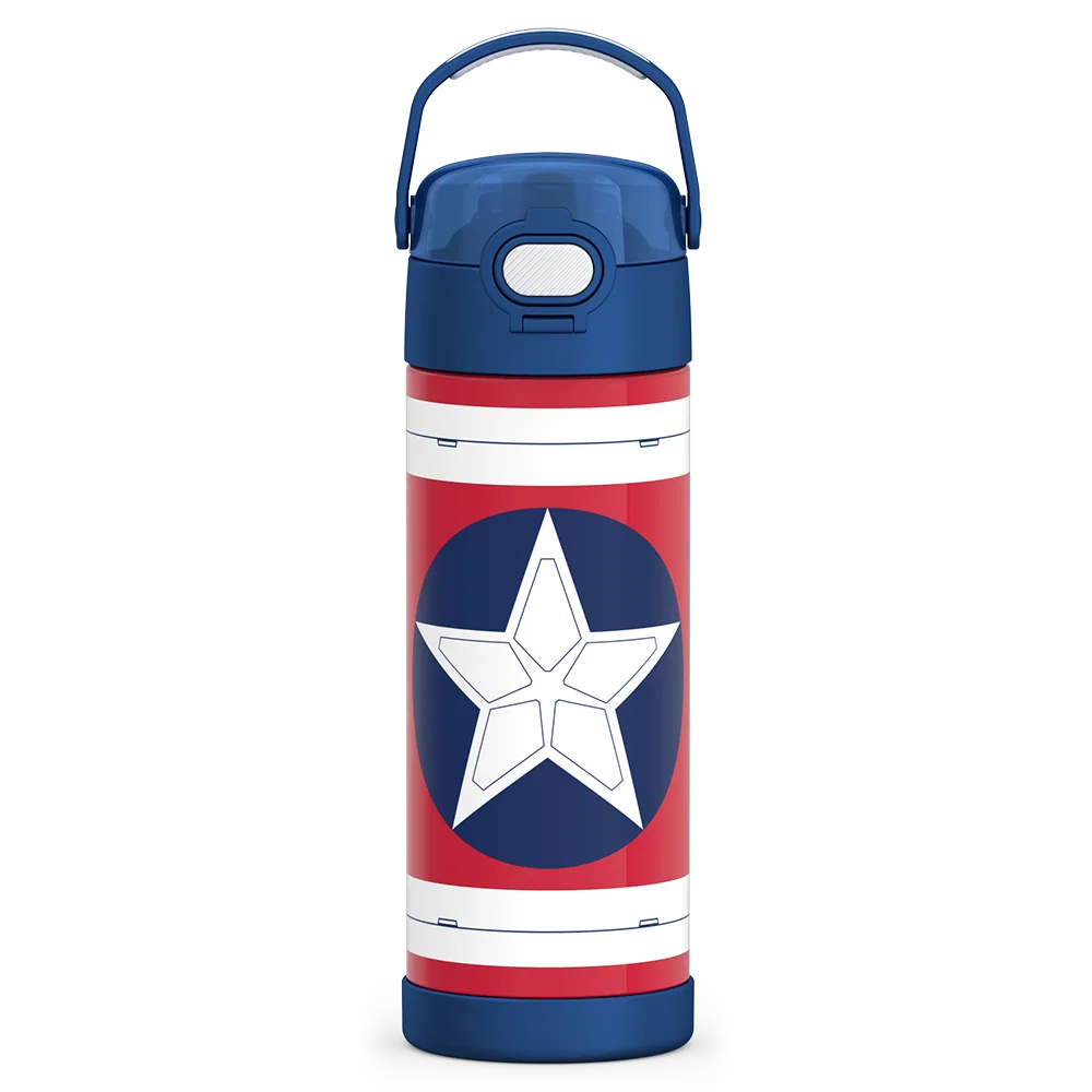 THERMOS 16oz FUNtainer® Water Bottle Captain America