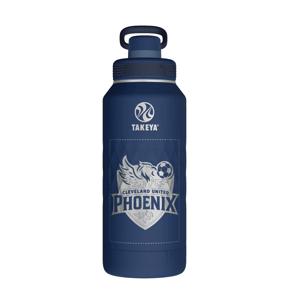 Takeya Sport Water Bottle - 32oz Indigo Spout - Model 51332-TAKEYA-SPORT-WATER-BOTTLE-CUSTOMIZED-311-32OZ-INDIGO-SPOUT