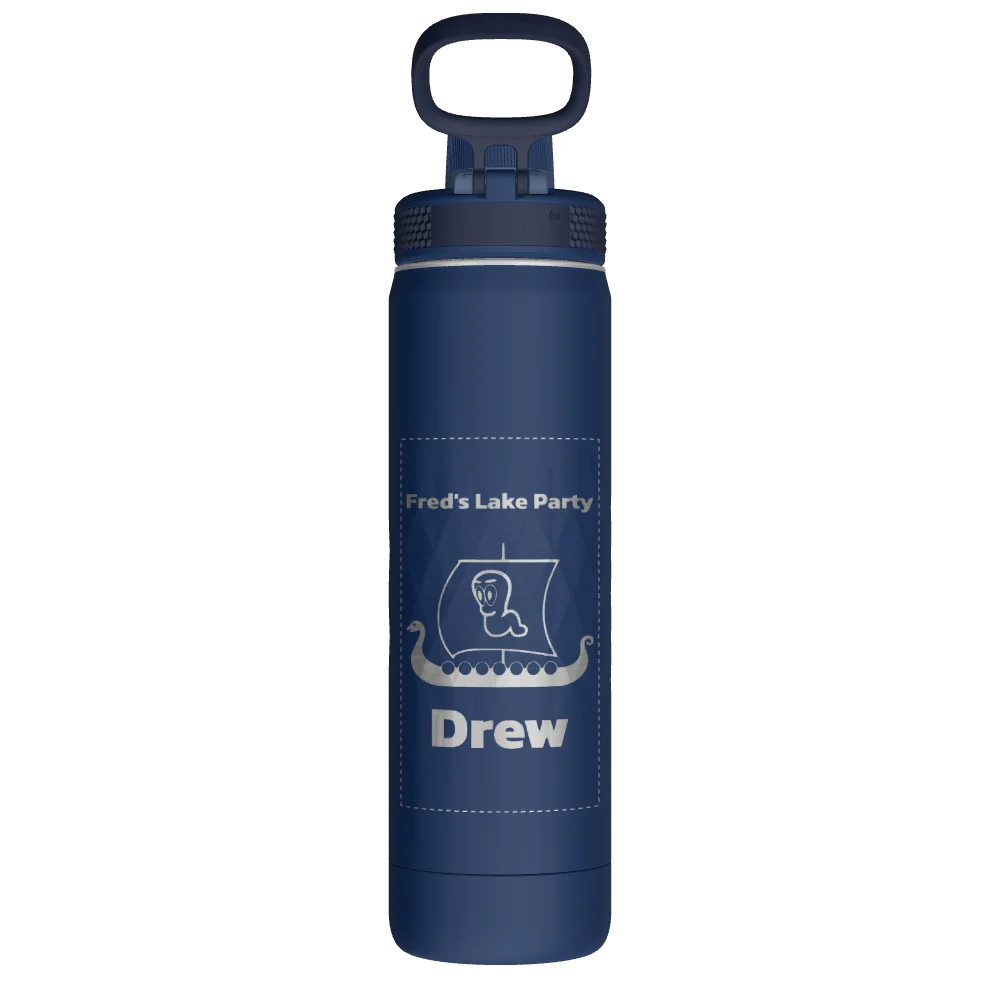 Takeya Sport Water Bottle - 22oz Indigo Spout - Model 51316-TAKEYA-SPORT-WATER-BOTTLE-CUSTOMIZED-219-22OZ-INDIGO-SPOUT