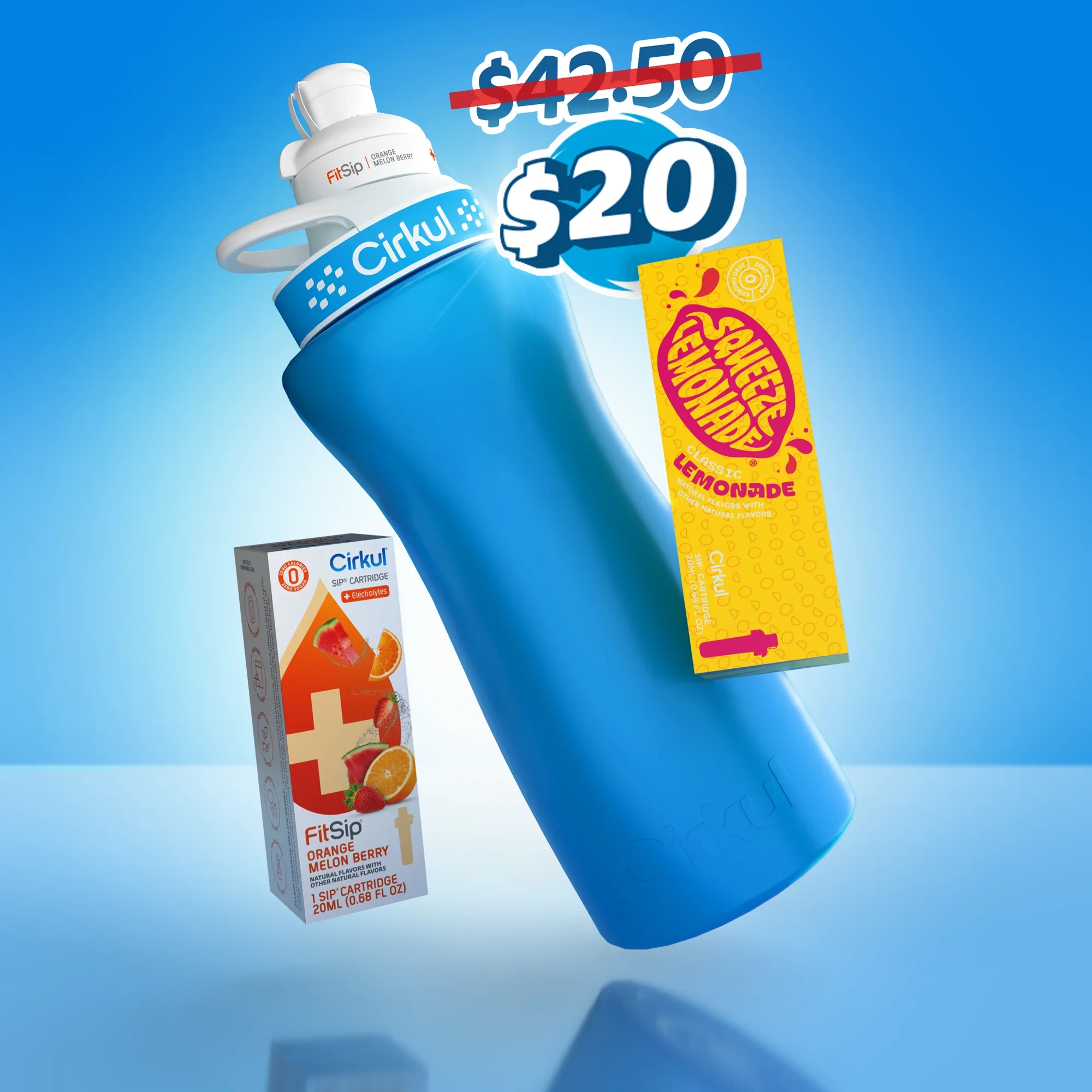 Cirkul Bottle & Sip® Cartridge Bundle