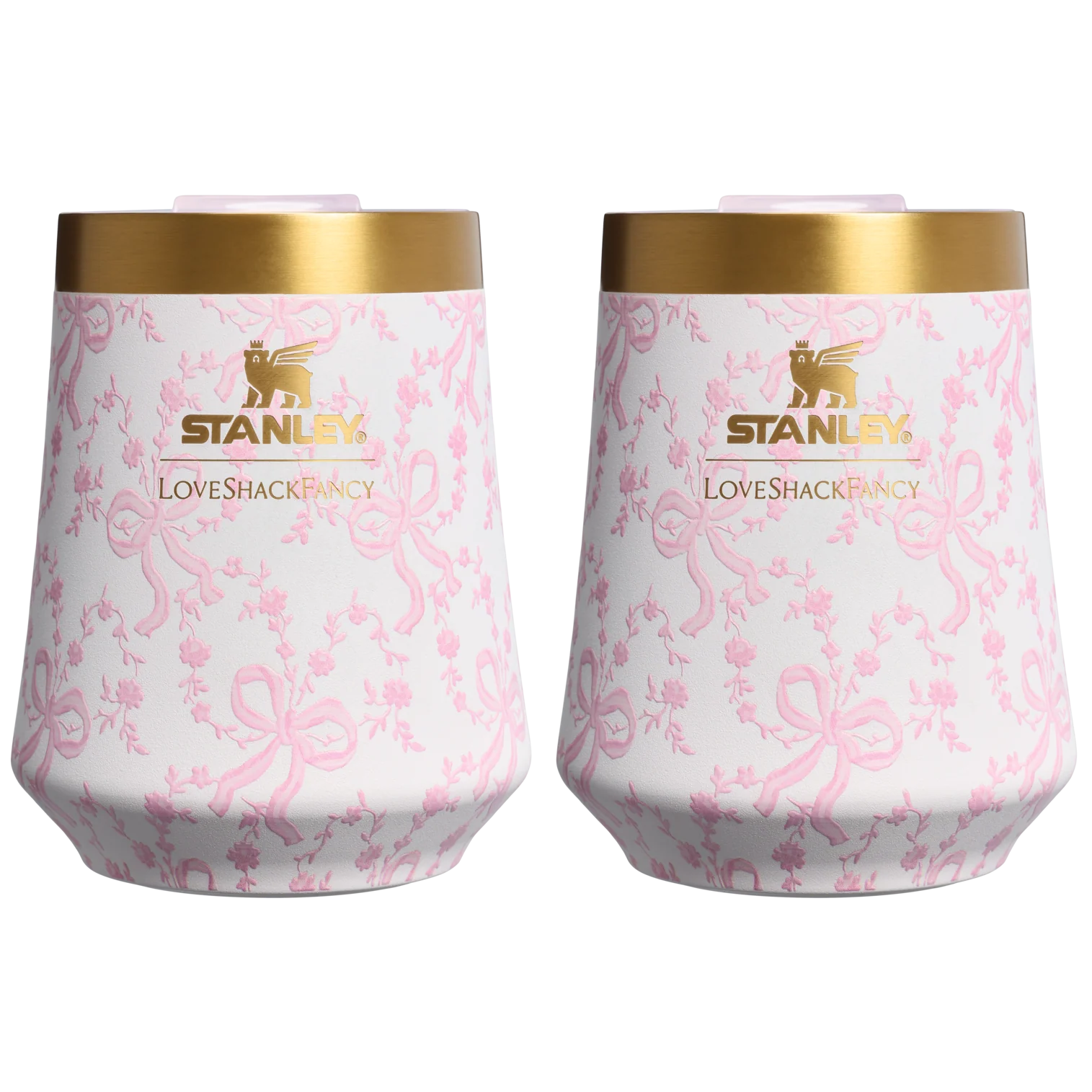 Stanley 1913 x LoveShackFancy Holiday The Reserve Wine Tumbler Set | 11 OZ (2-pack)